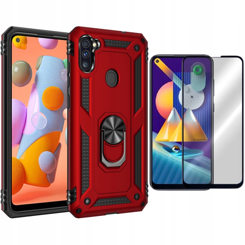 

Etui Pancerne Ring Nx Do Galaxy M11 + Szkło