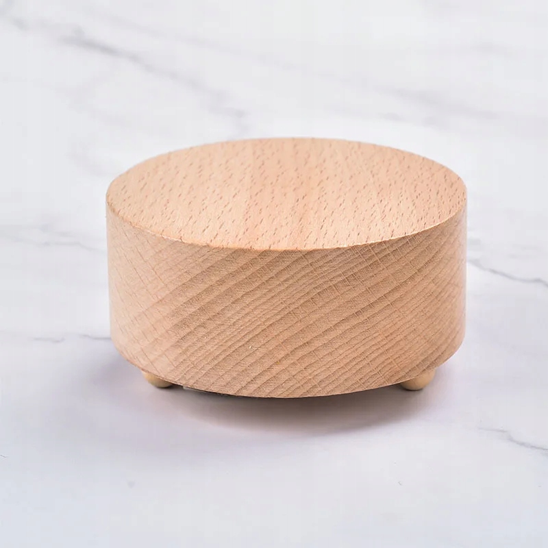 Wooden Music Box Round Rotating Octagonal Box Crea EAN (GTIN) 5902353225190