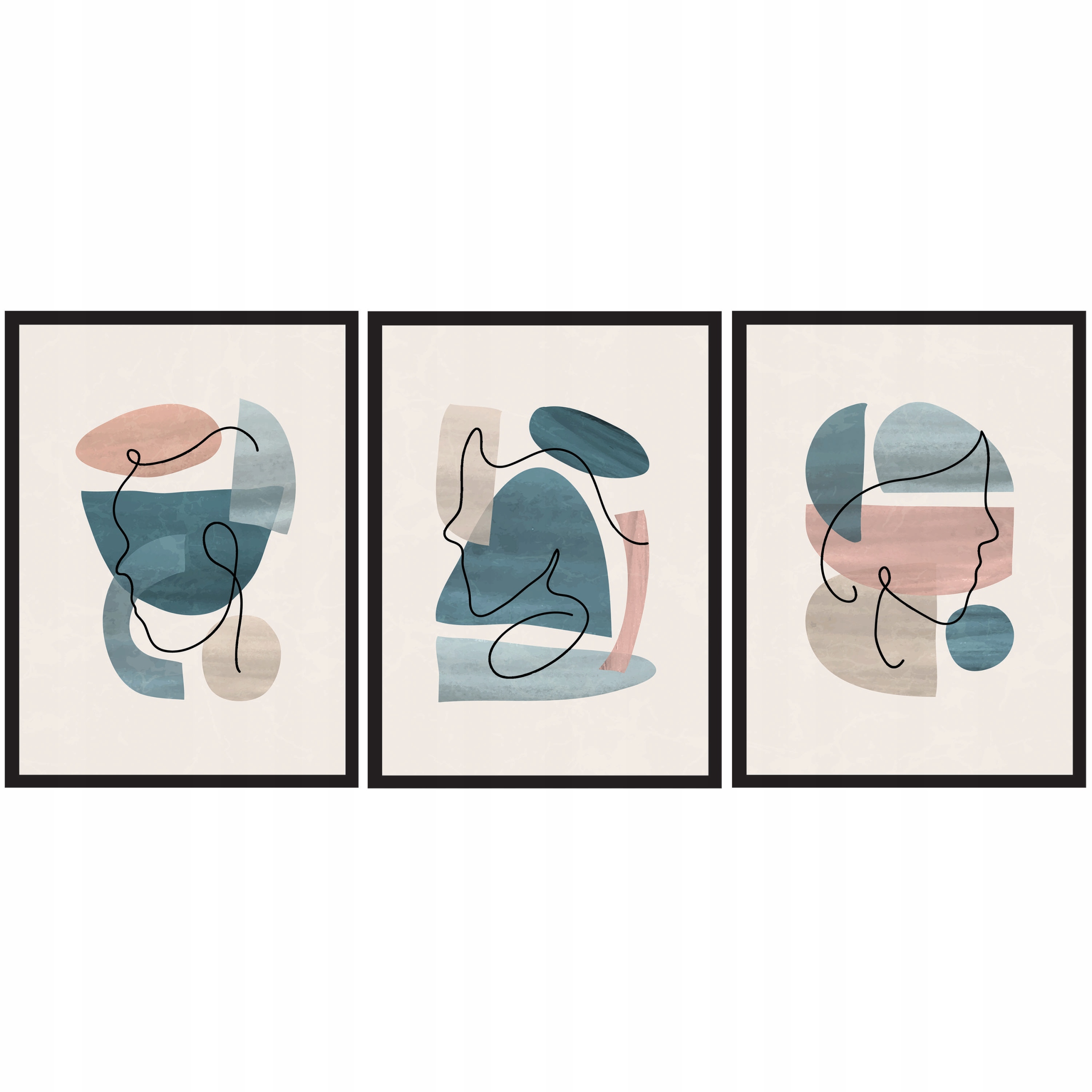 

Nowoczesne Obrazy Plakaty na Ściane Line Art Salon