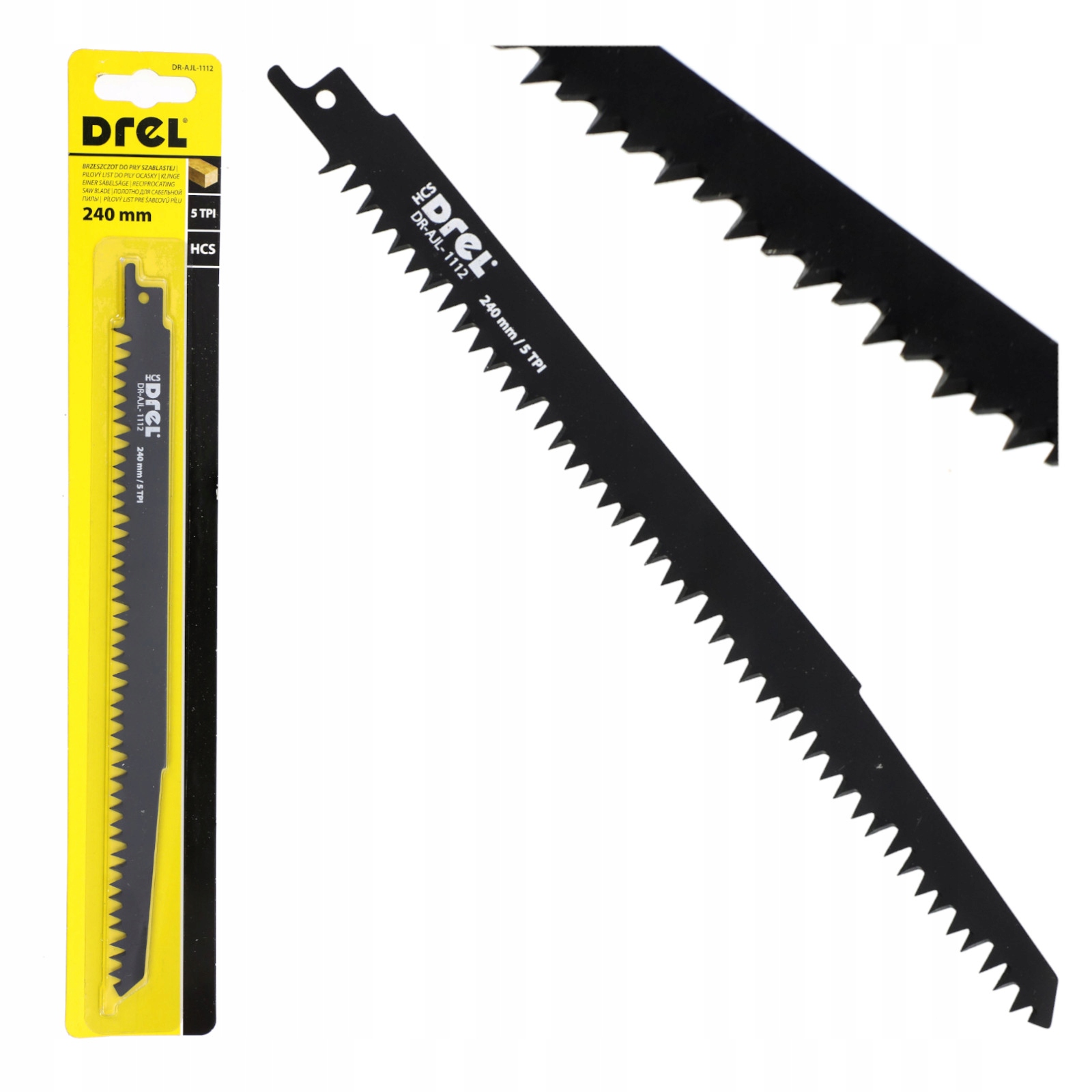

Brzeszczot Do Drewna Piły Szablastej 240x1.5 5TPI