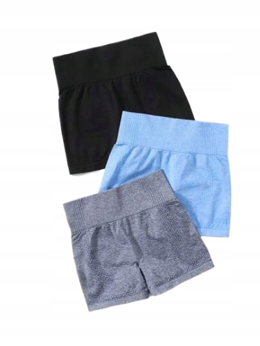 Legginsy Krótkie Wielokolorowe 3-PACK Xs Łwc