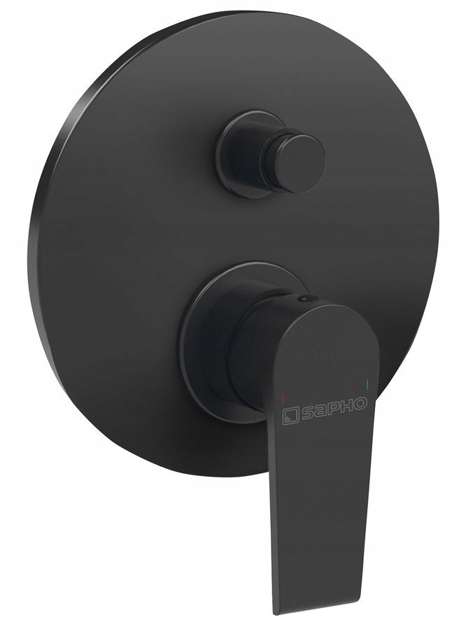 Kai podomietková sprchová batéria, 2 výstupy, čierna matná (KA42/15) /sm/