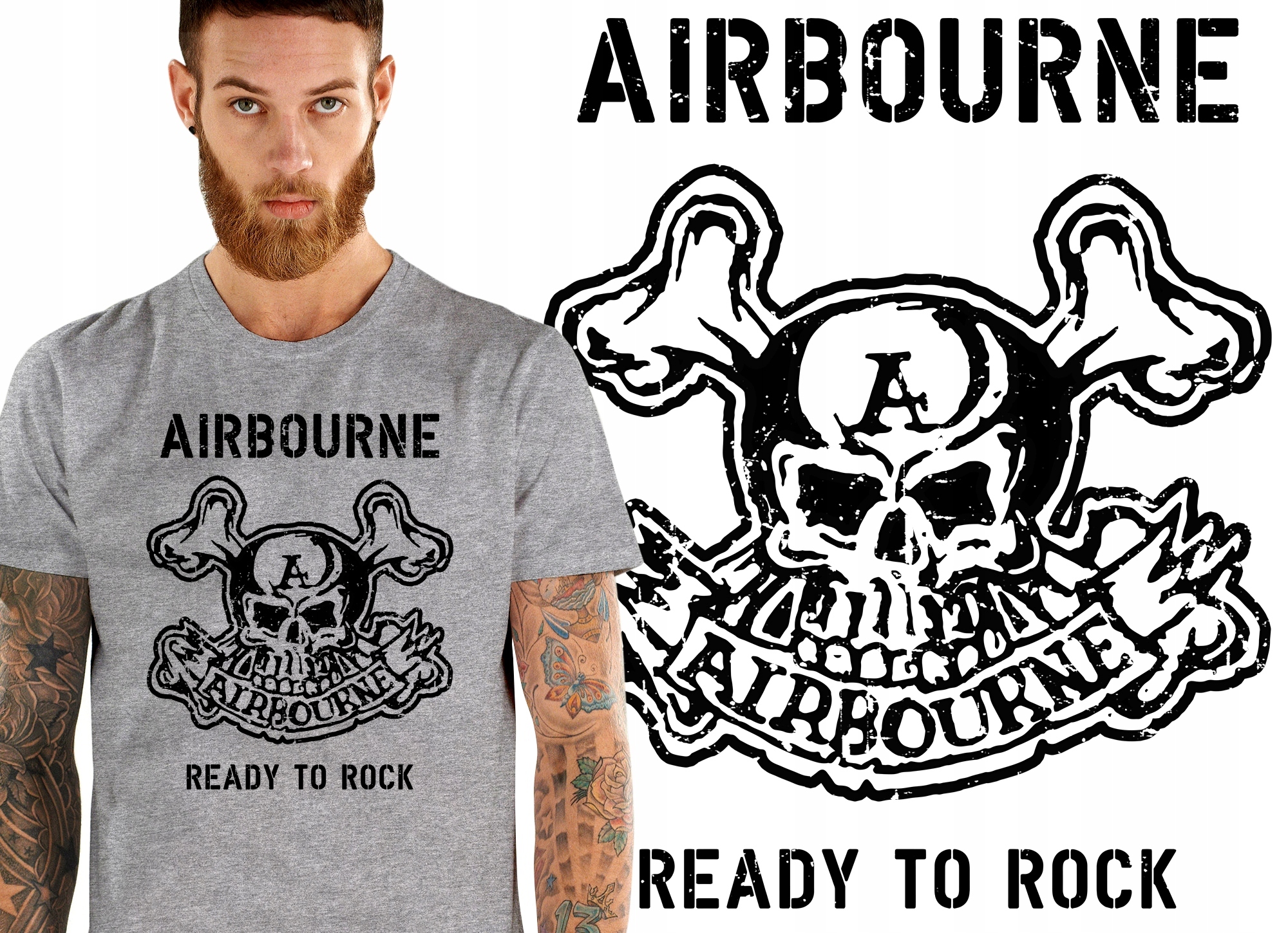 

Airbourne Ready To Rock Koszulka Męska XXL