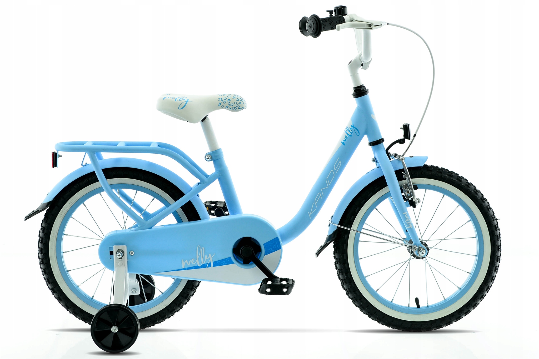 Rower Dziecięcy Kands Nelly błękitny mat R10 wzrost 100-120 cm 2025