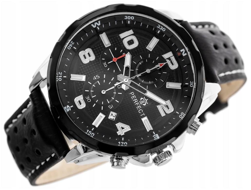 

Zegarek Męski Perfect Odin Chronograf Box Grawer
