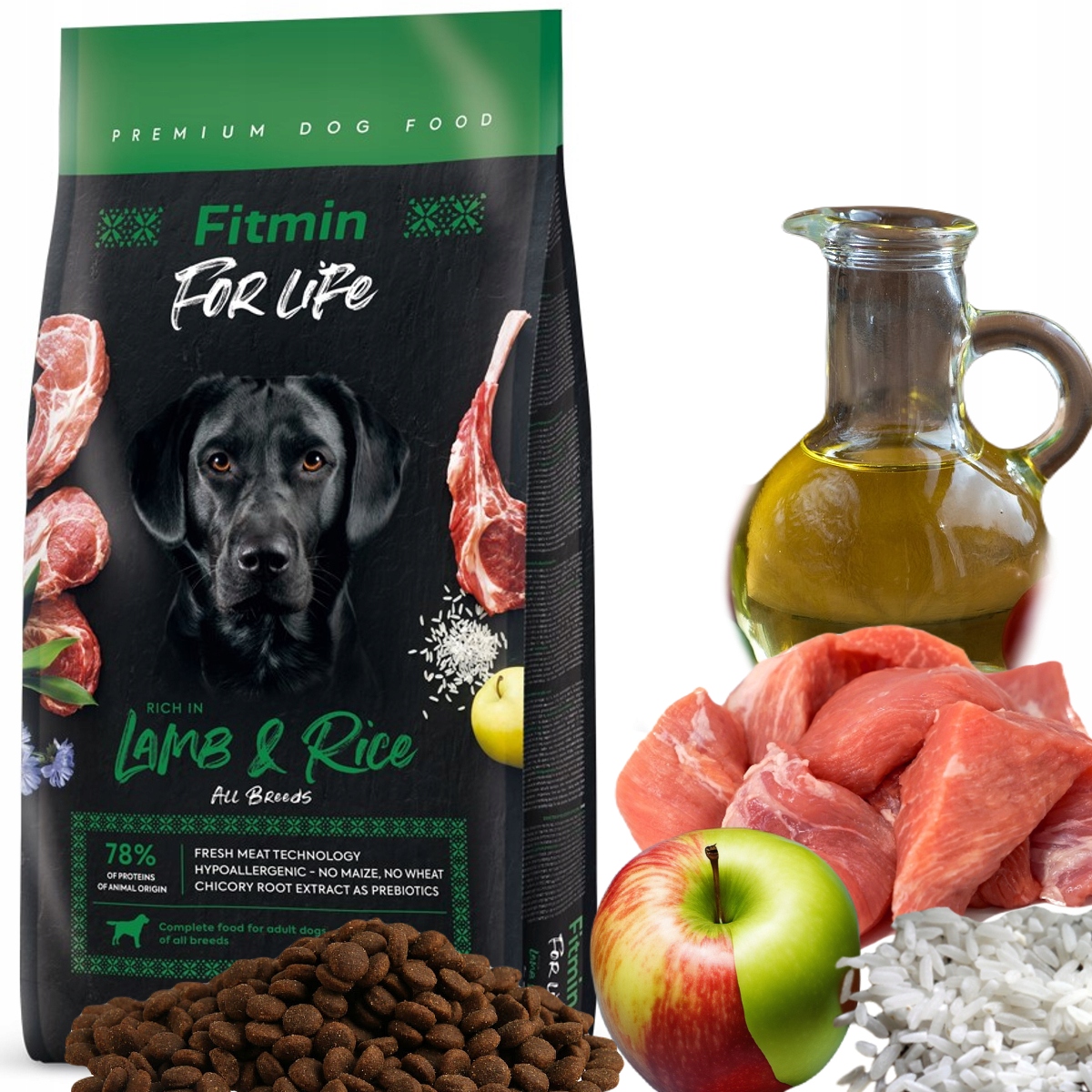 Fitmin For Life Lamb & Rice 14kg