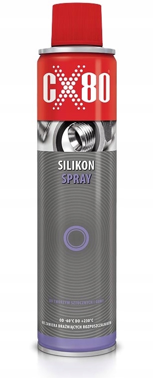 

Smar silikonowy CX80 Silikon Spray 300ml do gumy