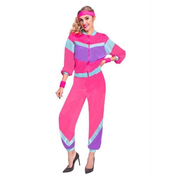 Kostým Dresiara Fialovo-růžový Lesk Disco L