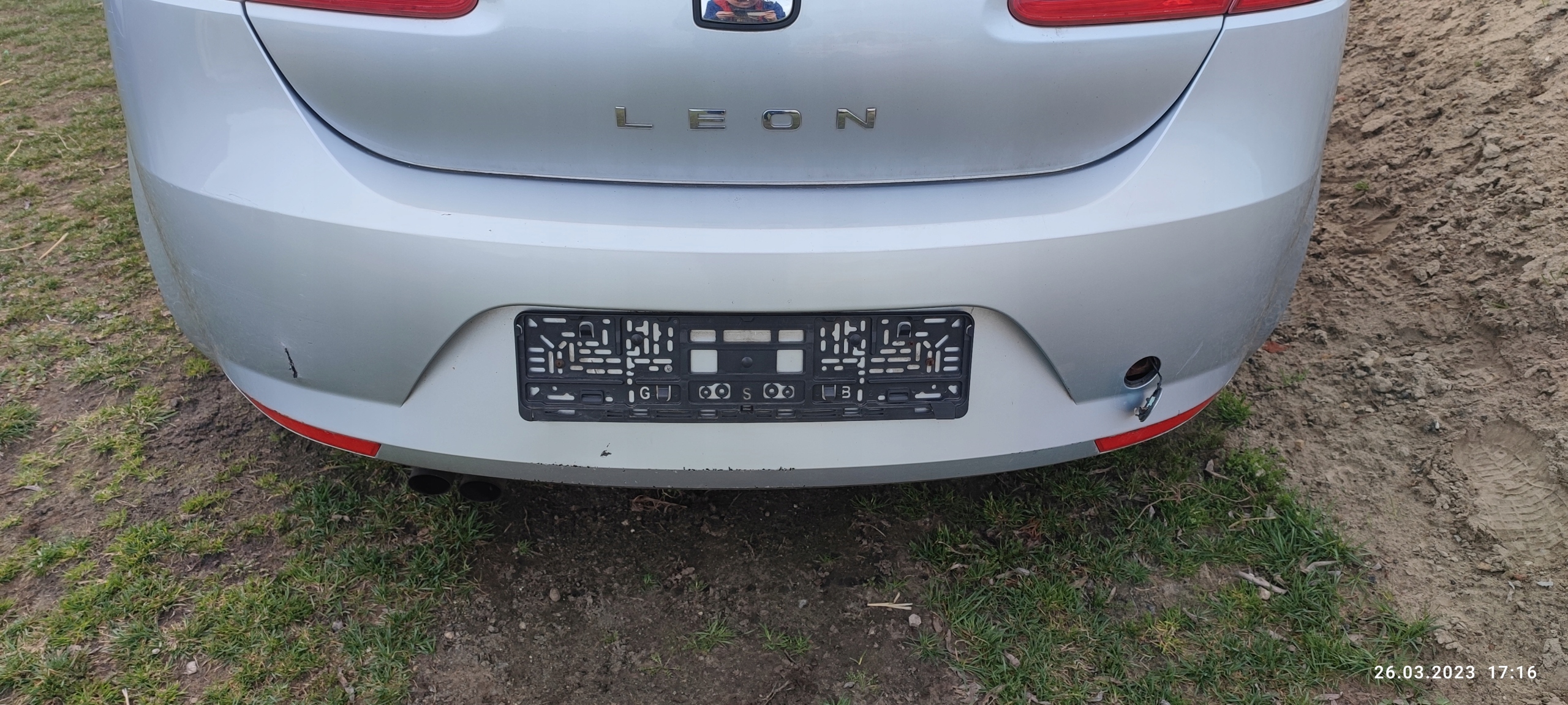 SEAT LEON II 1P ZDERZAK TYŁ TYLNY LS7Y