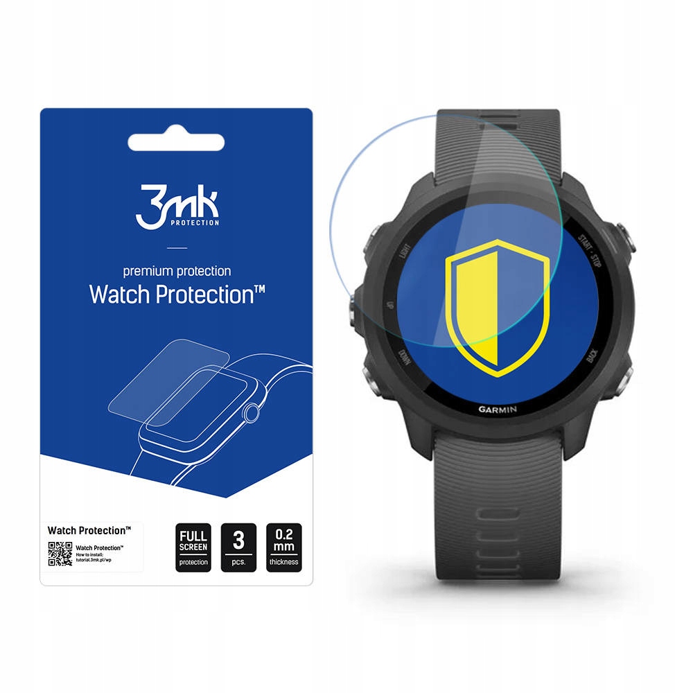 

Szkło hybrydowe 3MK do Garmin Forerunner 245