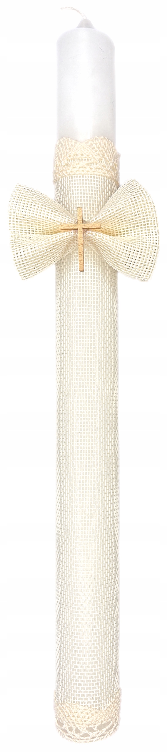 ŚWIECA NA CHRZEST GROMNICA DO CHRZTU + OKAPNIK GRATIS