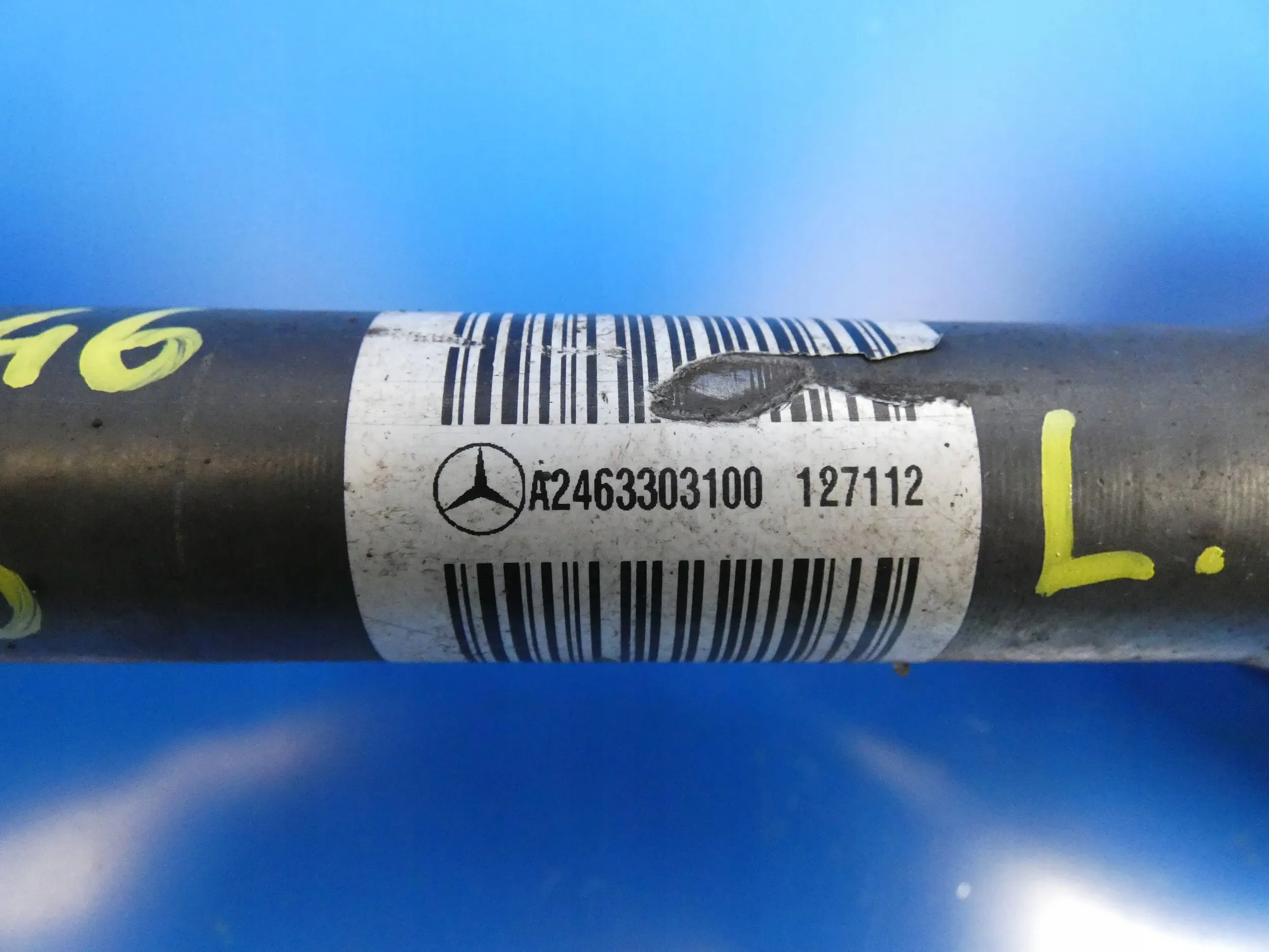 MERCEDES B W246 A W176 CLA W117 1.8 2.2 CDI semi-axis left left front MANUAL