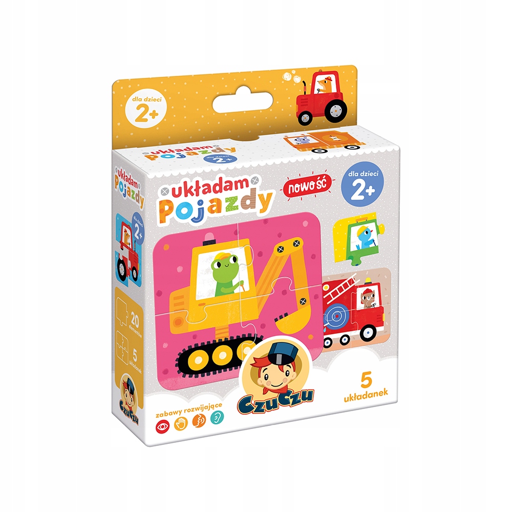 

CzuCzu Puzzle Układam Pojazdy 2+