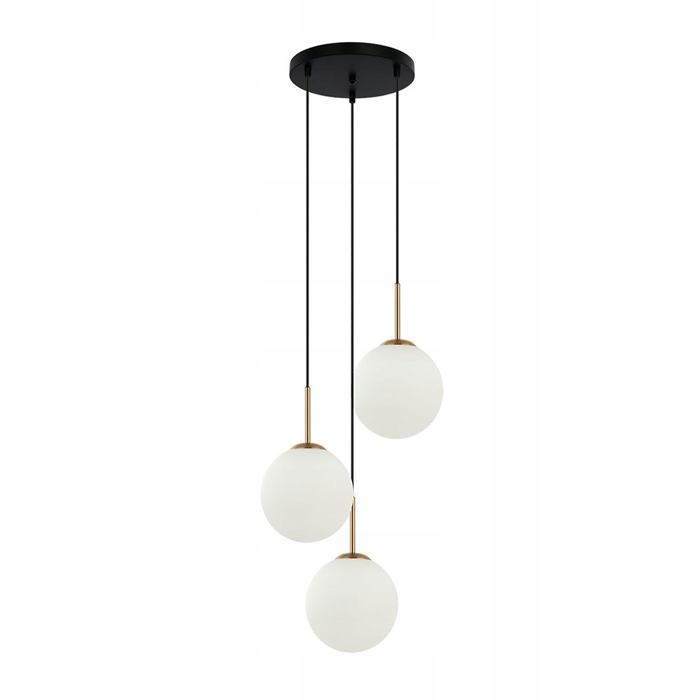 Závesná lampa Deore PND-5578-3S-BRO-BK Italux