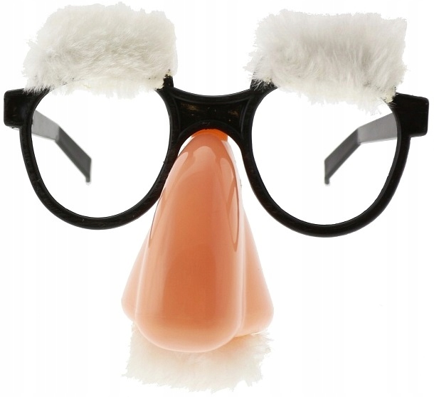 

Okulary z Nosem Profesorek Brwi Wąsy Kawalerski