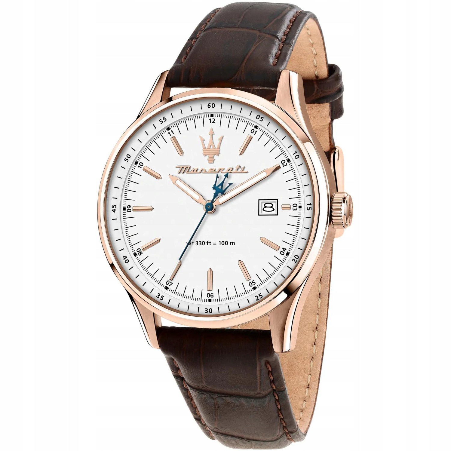 Pánské Hodinky Maserati R8851124002, hnědý pásek