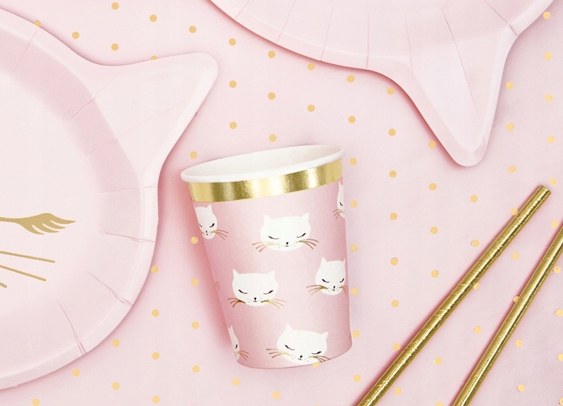 Kubeczki papierowe kotek urodziny 6 szt 200 ml EAN (GTIN) 5902230795594