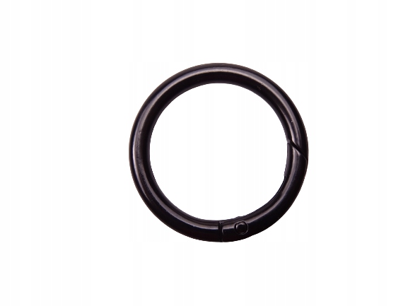 

Kółko kaletnicze otwierane 32 5 mm czarne