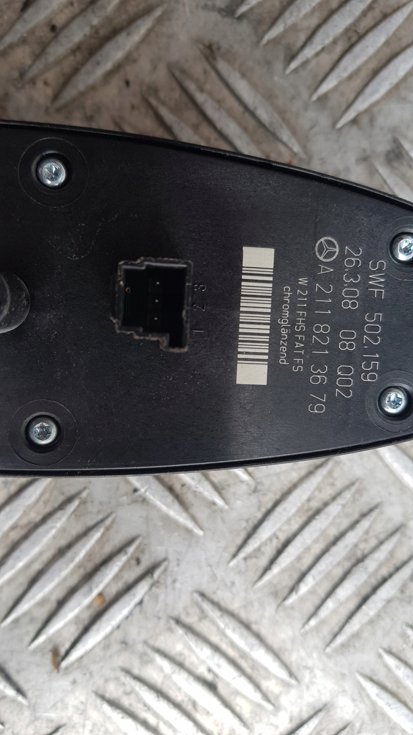MERCEDES W211 window control switch left front