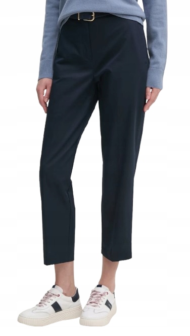 Tommy Hilfiger Modré Cigarety S Vysokým Pasem A Záševky 46 J5D