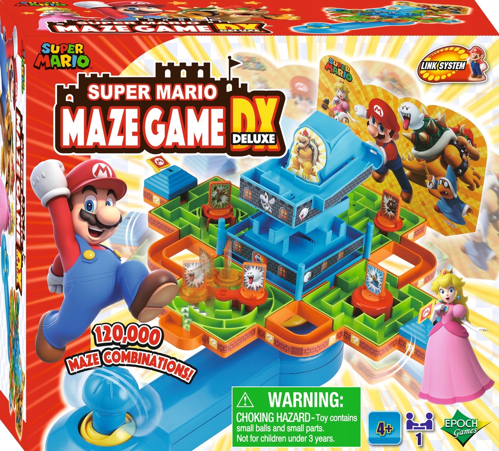 Mario Gra Maze Game DX Deluxe 7371 Epoch