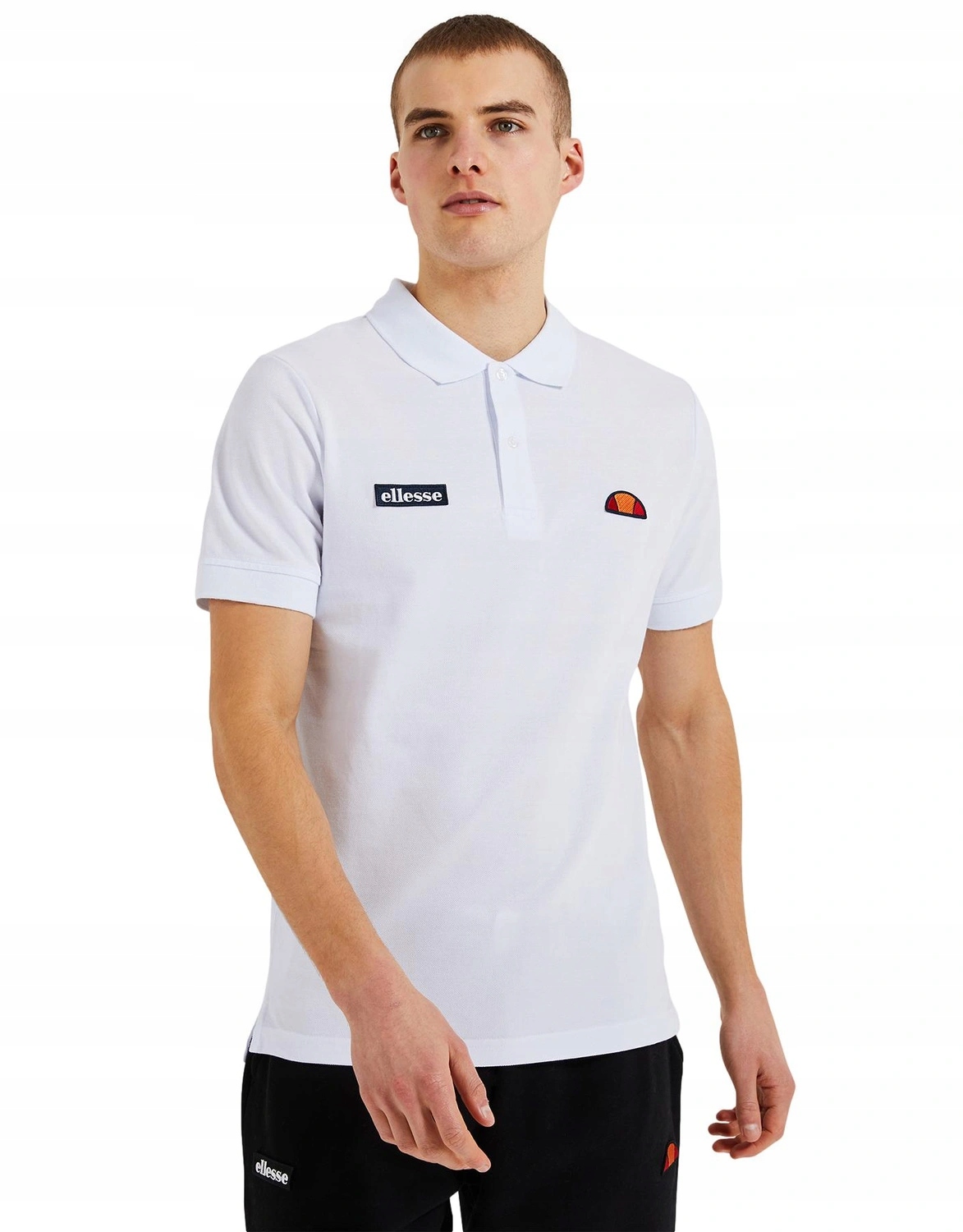 Tričko pánské Ellesse polo tričko Montura bílé bavlněné