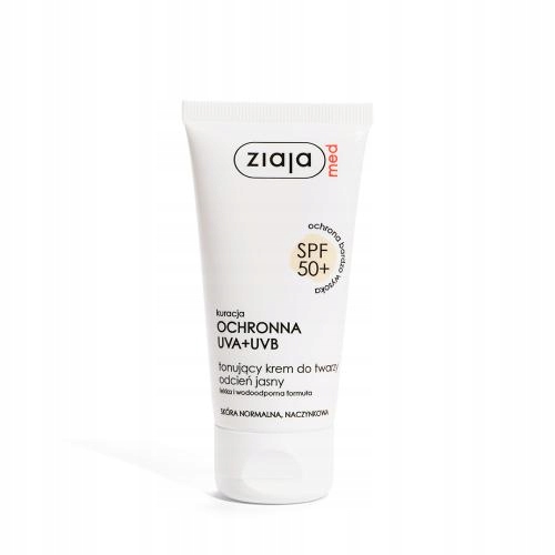 

Ziaja Med Tonujący Krem SPF50+ odcień jasny, 50ml