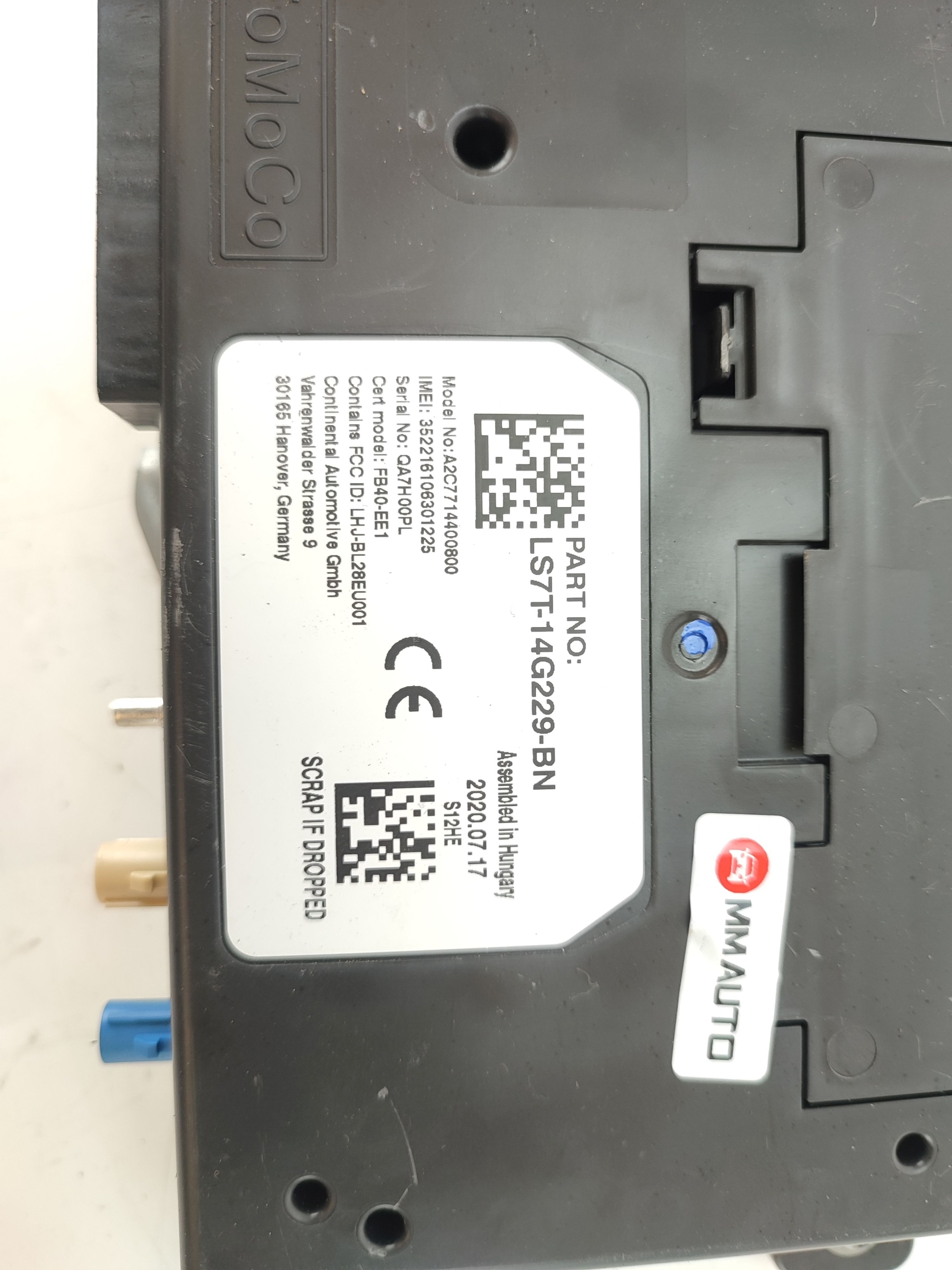 modulo INTERFEJSU TELEMATIC FORD MONDEO MK5 LIFT (2019-2022) LS7T-14G229-BN