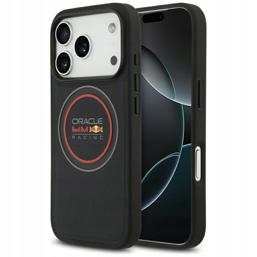 Etui Red Bull Meshed Logo And Red Ring MagSafe do iPhone 17 Pro Max granato