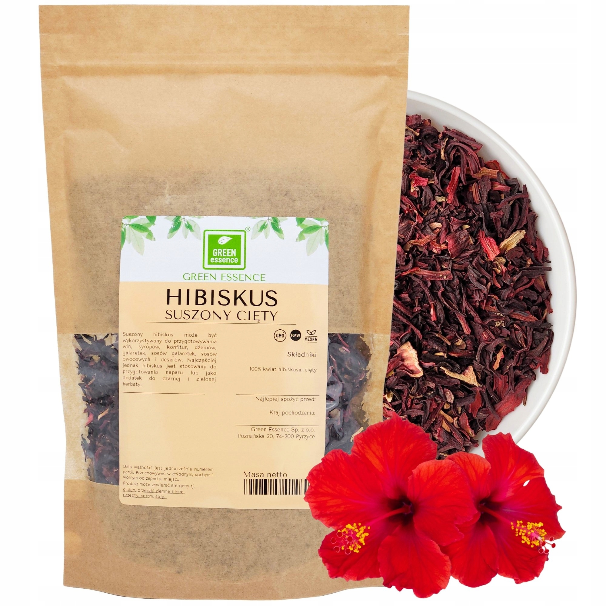 Hibiskus sušený, nakrájený na 250 g čaj ibiškový květ