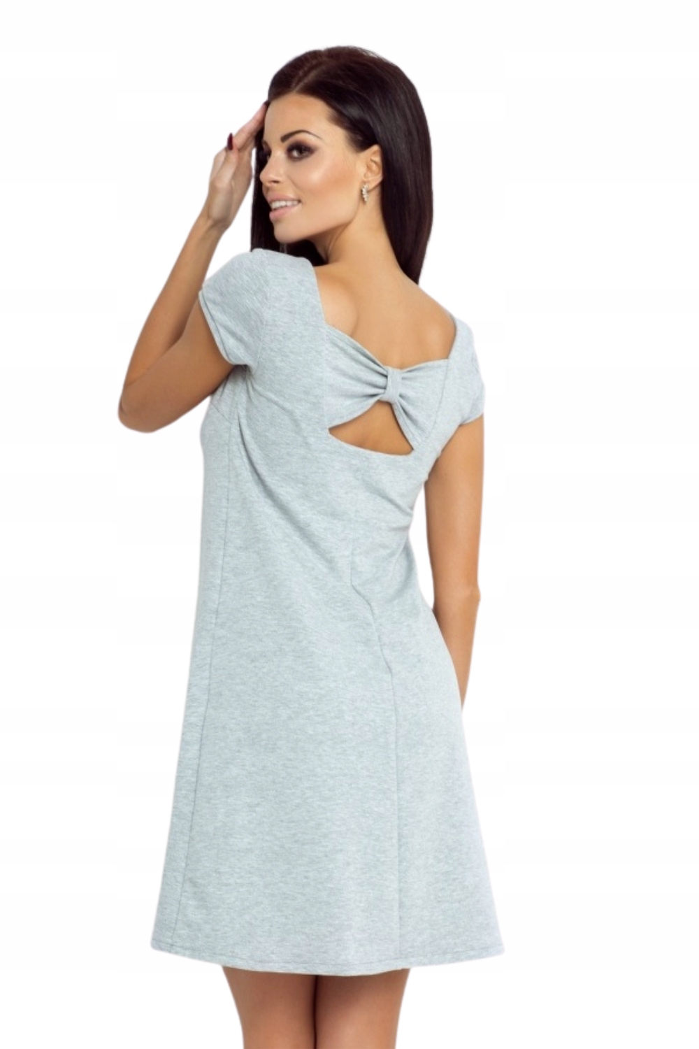 Jednoduchá Bavlněná Šaty Miranda S Mašličkou Na Zádech, Velikost 44