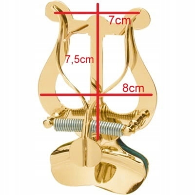 Lirka do trąbki na roztrąb mosiądz RMB 587105 - złota Kod producenta 587105