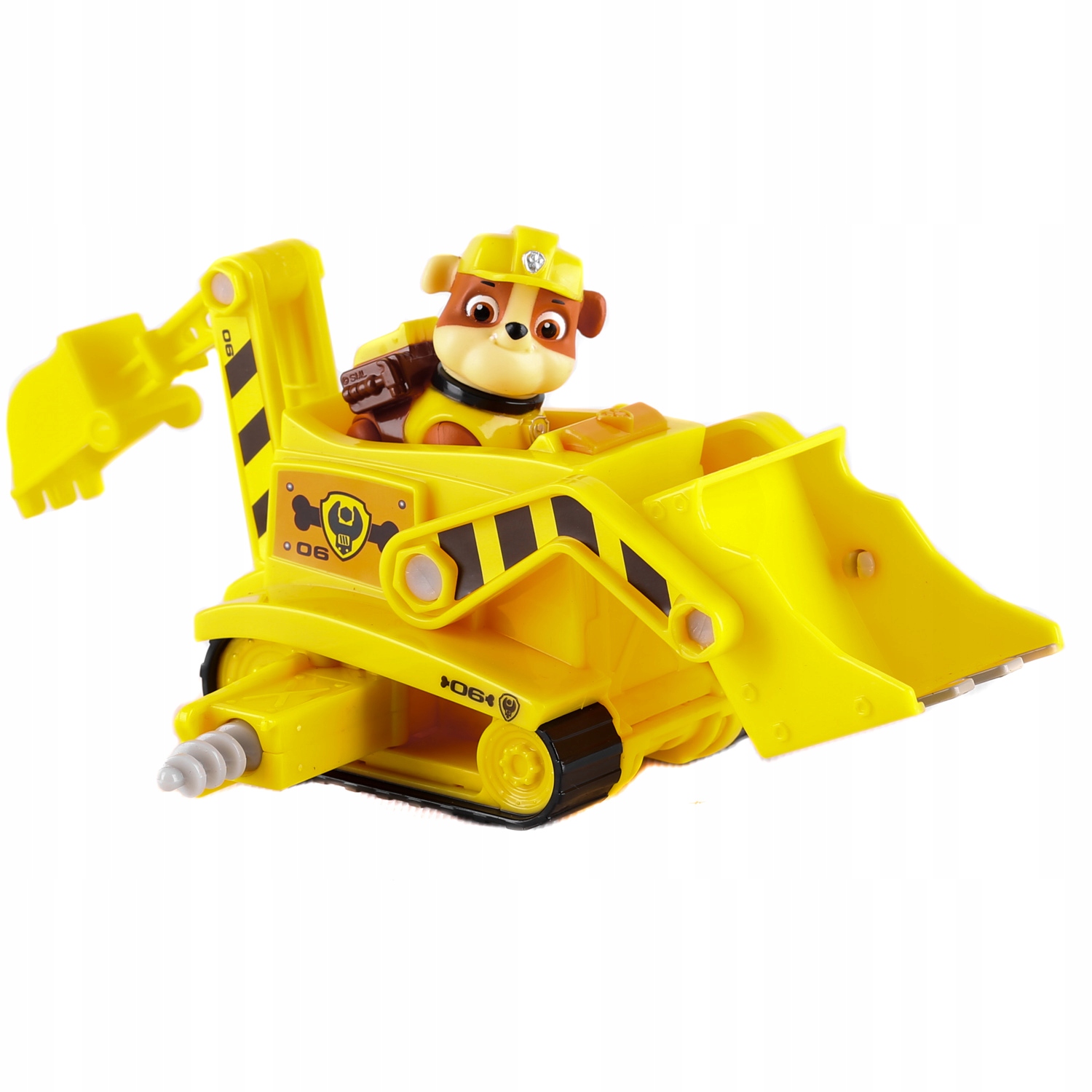 PSI PATROL TRANSFORMUJĄCY SPYCHACZ +FIGURKA RUBBLE Materiał plastik inny