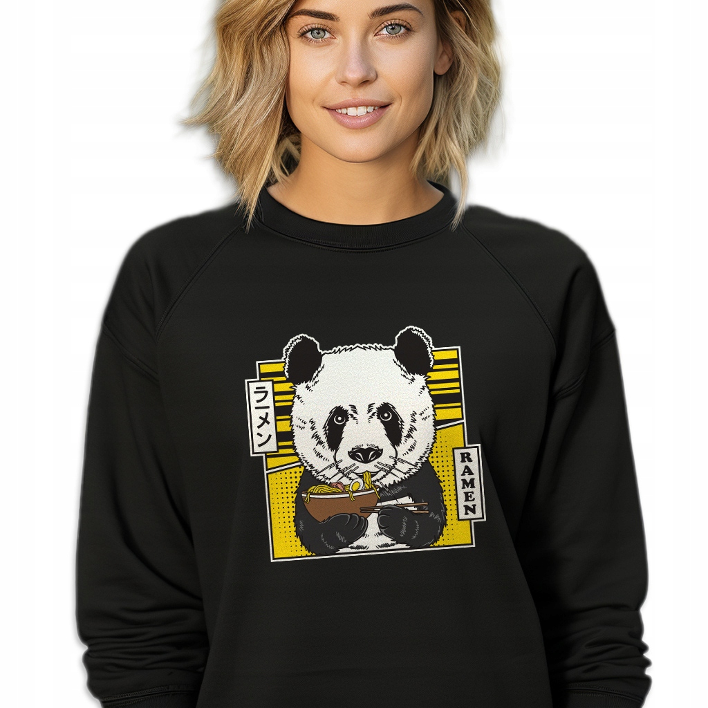 Mikina Dámská Tepláková Černá Velikost XL Anime Kawaii Crop Hoodie MIX Wz