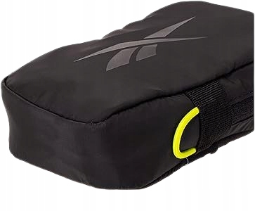 Reebok Brašna Na Zip Černý Se Zelenými Šňůrkami X_D