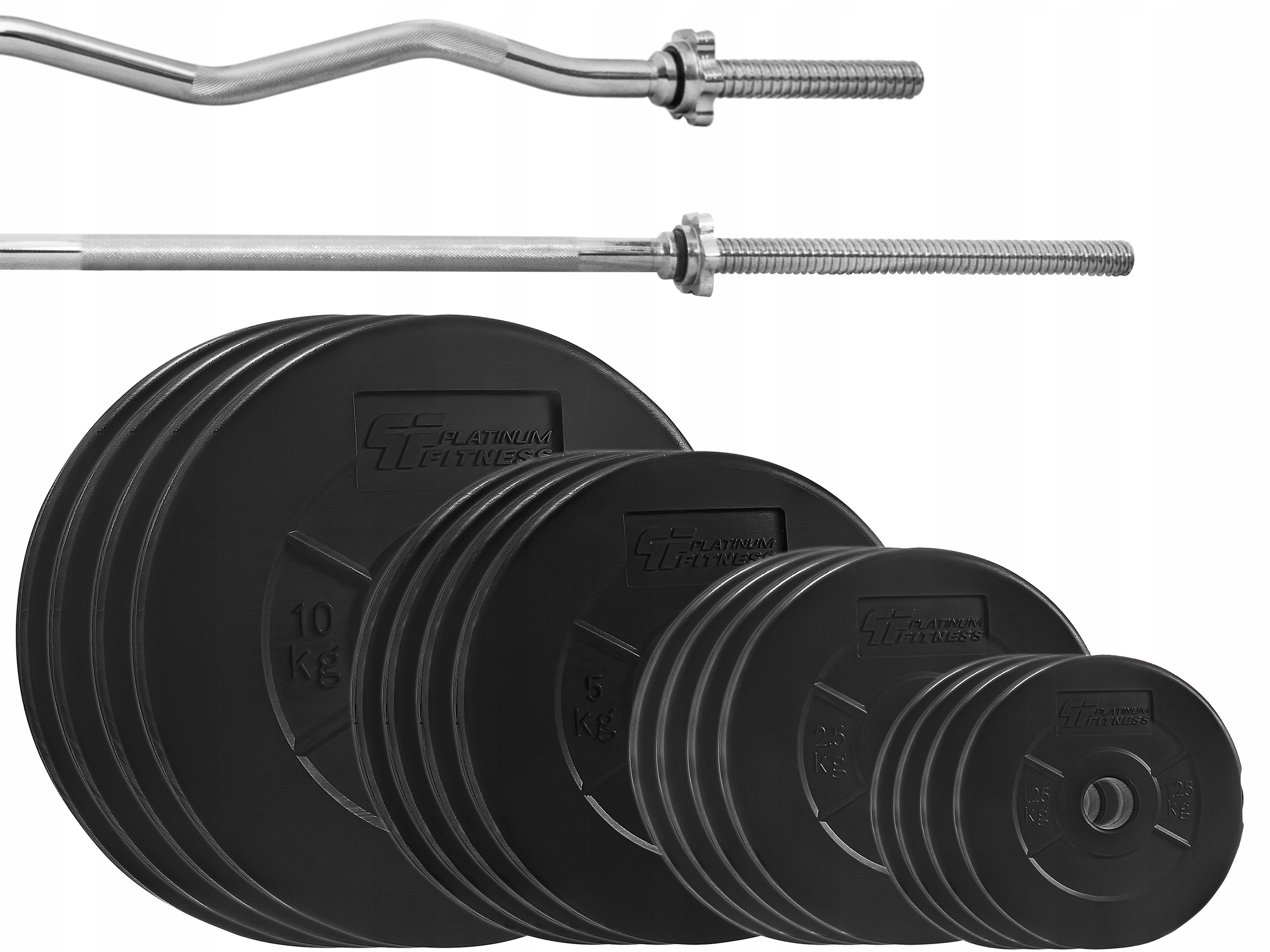 

Zestaw Obciążenie 90kg + 2 Gryfy