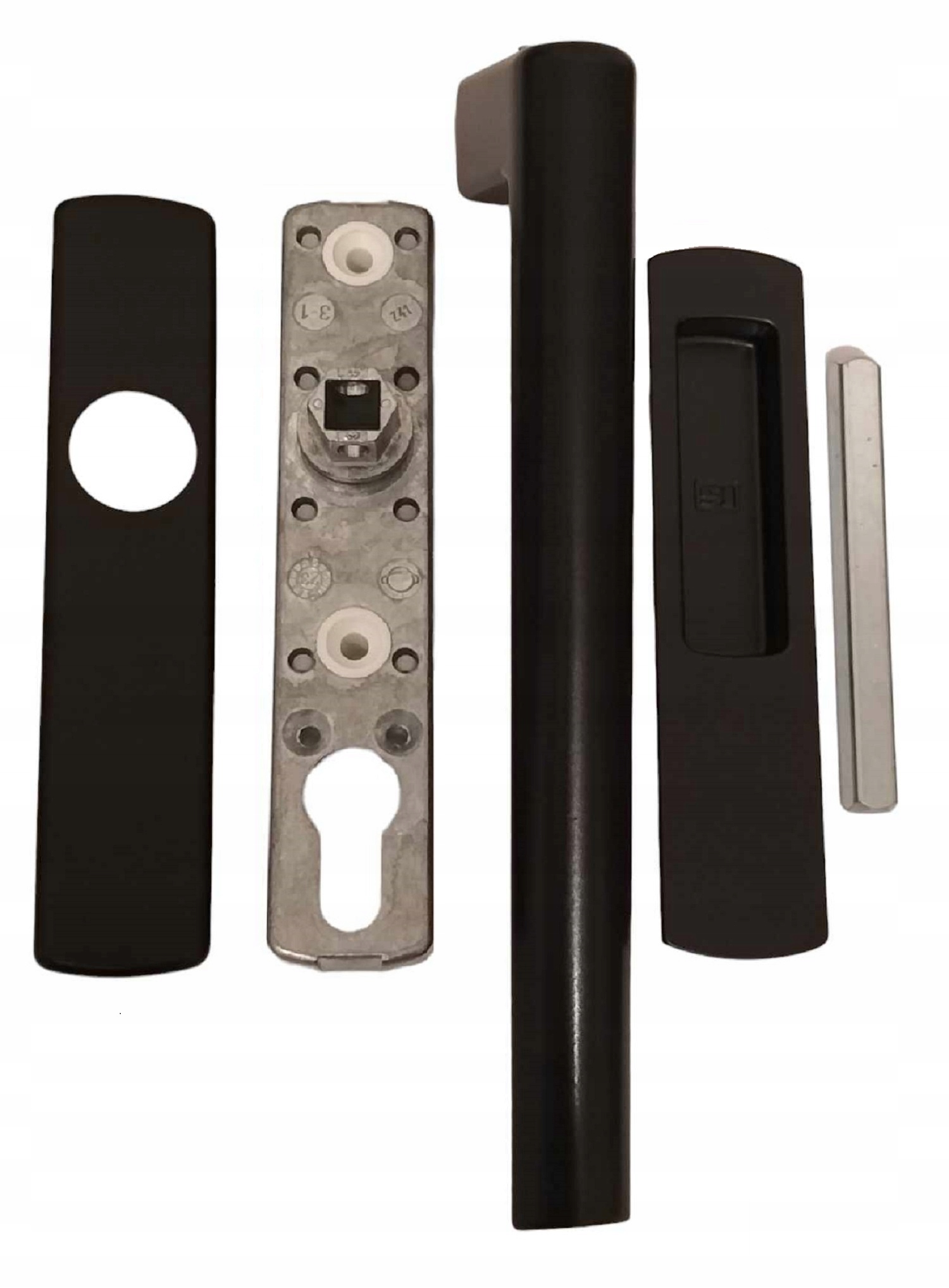 Siegenia Hs Vnútorná kľučka Čierna s rukoväťou PMHB0010-52301_