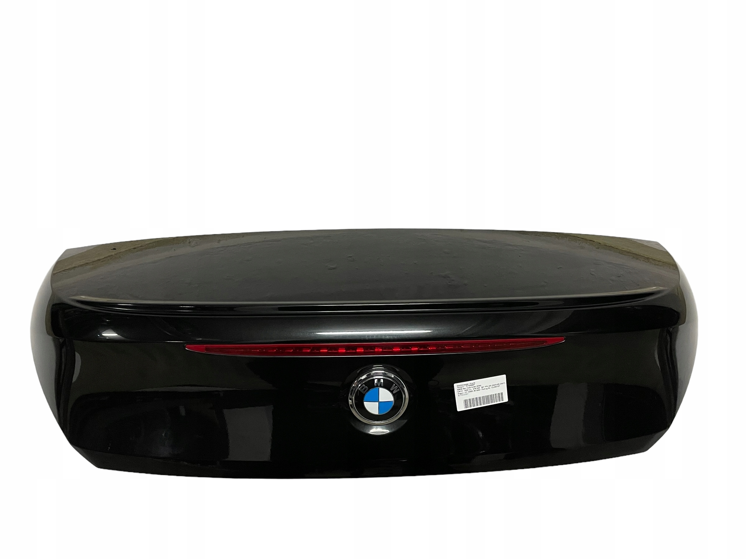 heckklappe kofferraumdeckel BMW 6 E64 Farbe 475 BLACK SAPHIERE IDEAL