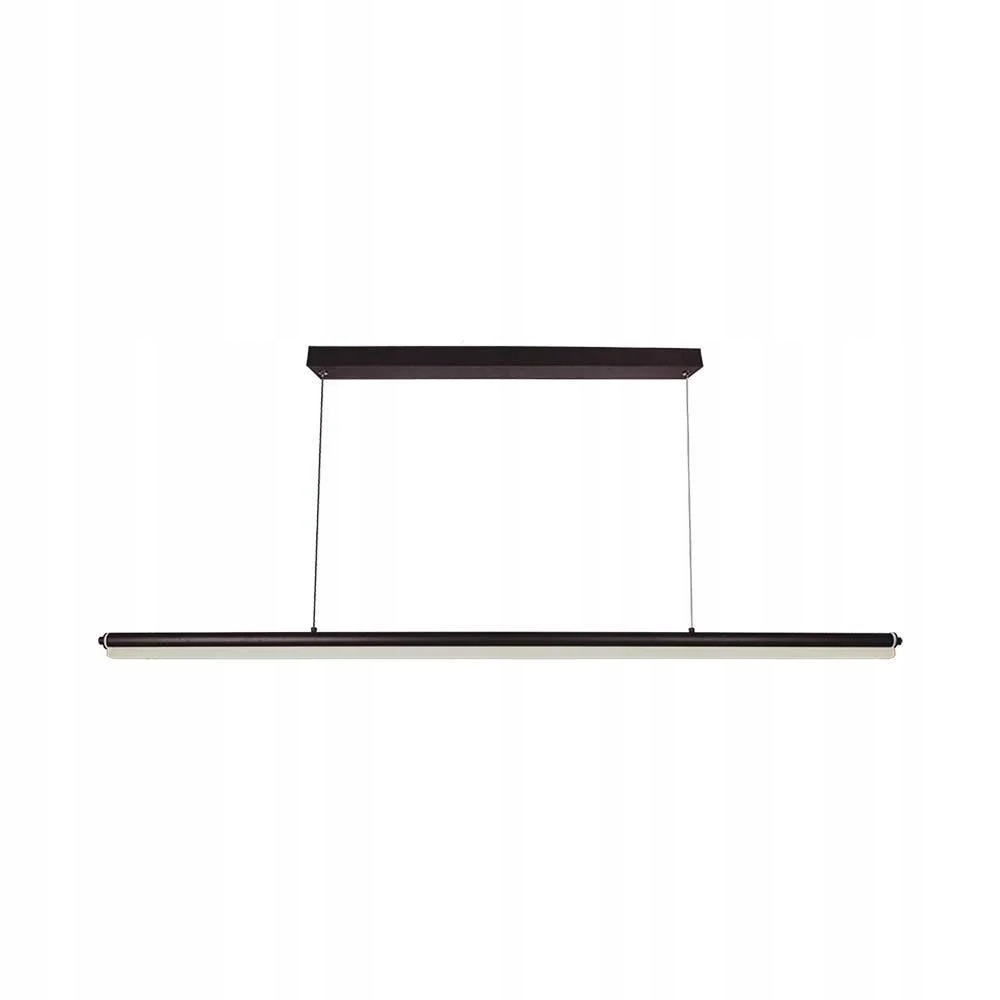 Moderná lineárna podlhovastá Led závesná lampa 120 cm čierna 4000K V-tac