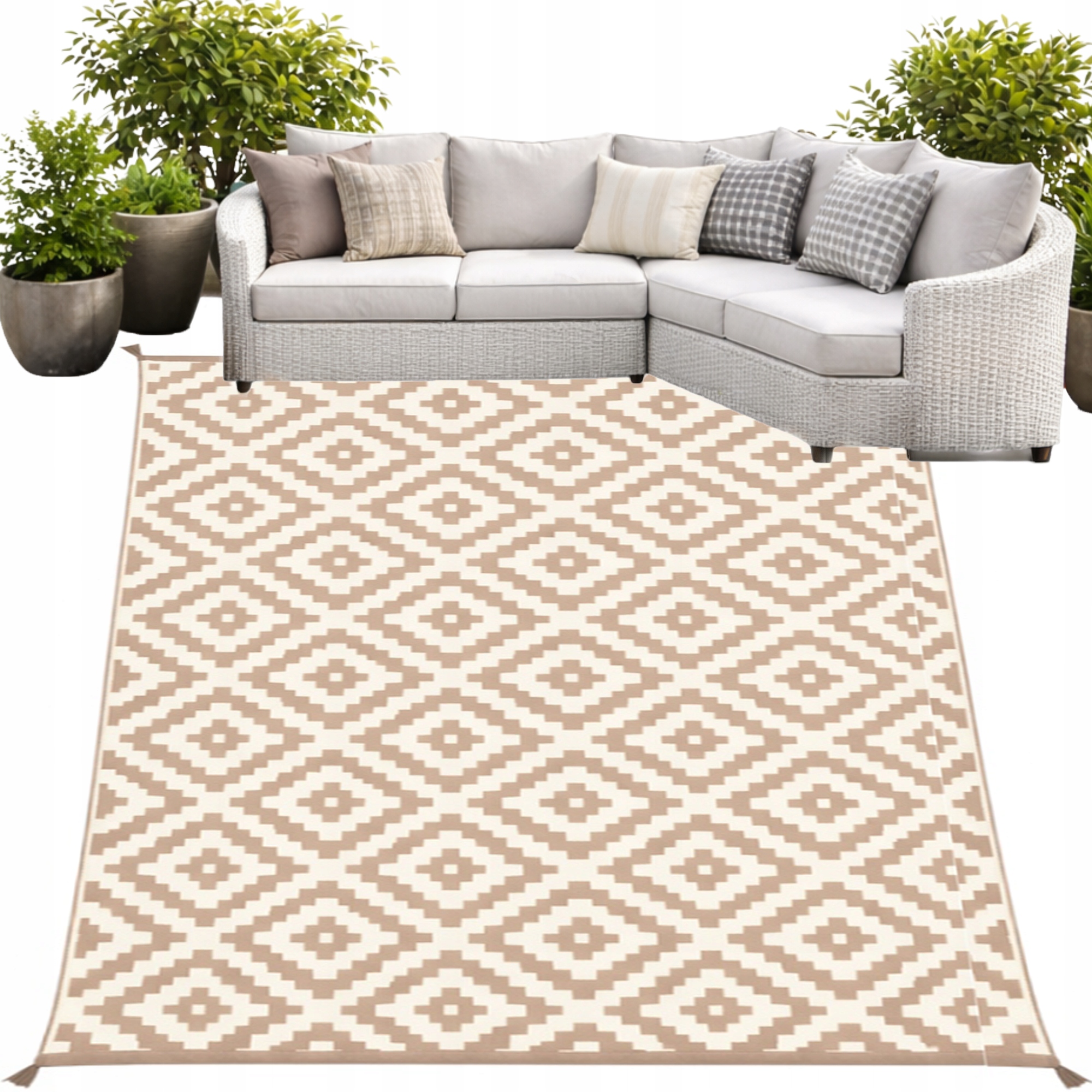 Voděodolný Koberec 160x230 Terasa Balkonová Dvoustranná Terasa