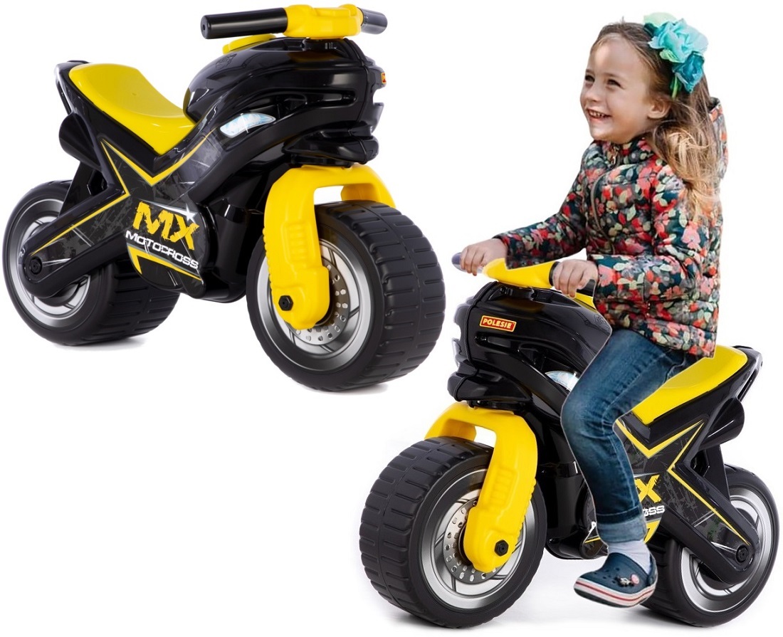 Jeździk Motorek dla Dzieci MX Motocross Biegowy Motocykl Jeździk Sportowy