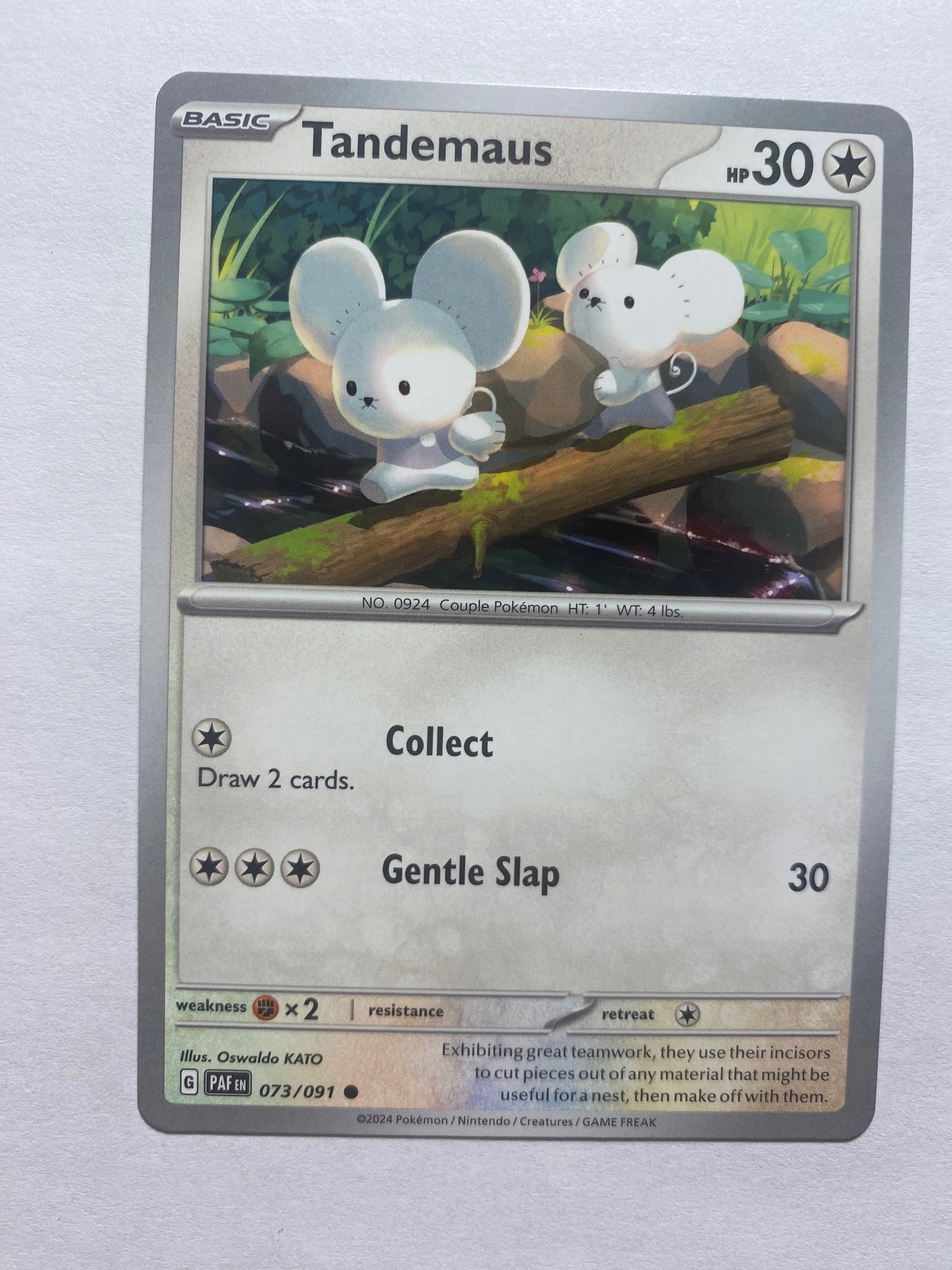 Pokemon Paldean Fates 073/091 Tandemaus