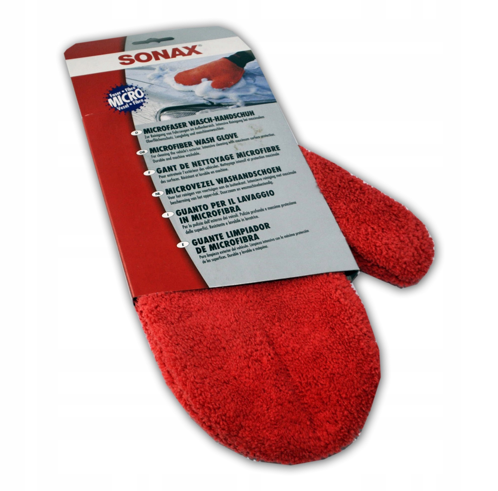 SONAX RĘKAWICA CZERWONA