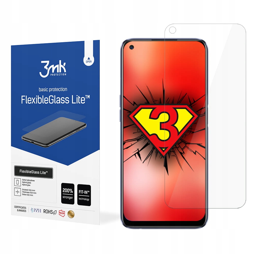

Niepękające szkło folia do Realme 6s 3mk GlassLite