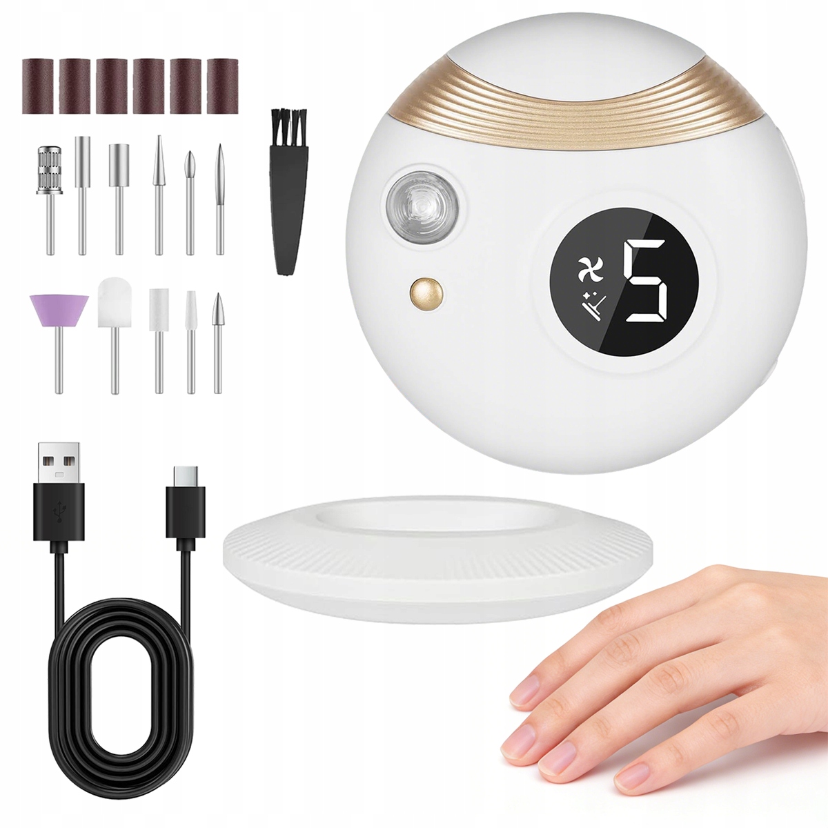 Elektrický Automatický Kleštiček Na Nehty Pro Leštění Nehtů