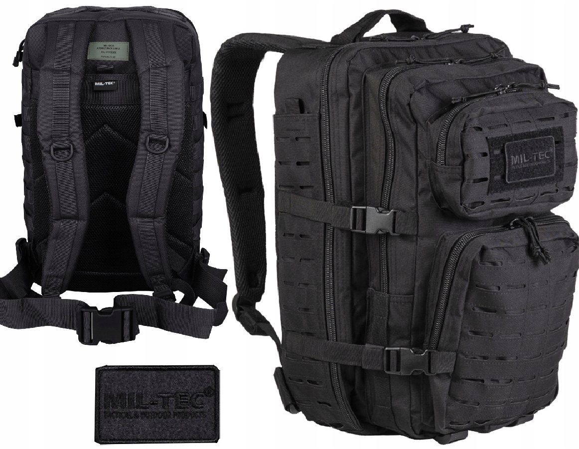 

Plecak wojskowy Mil-tec Assault 36l Laser| czarny