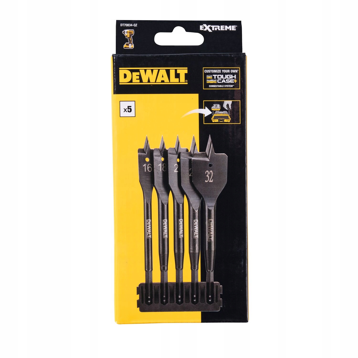 

Wiertła piórowe do drewna DeWALT DT70834-QZ