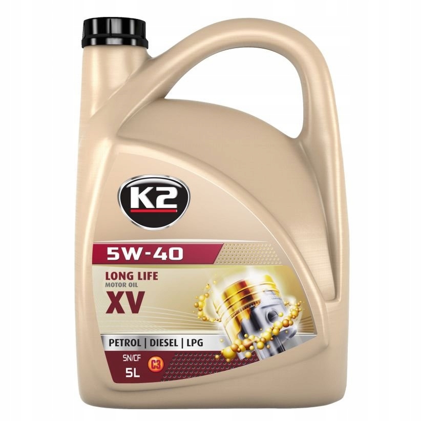 

K2 5W40 Long Life XV 5L. O1225E Olej Silnikowy