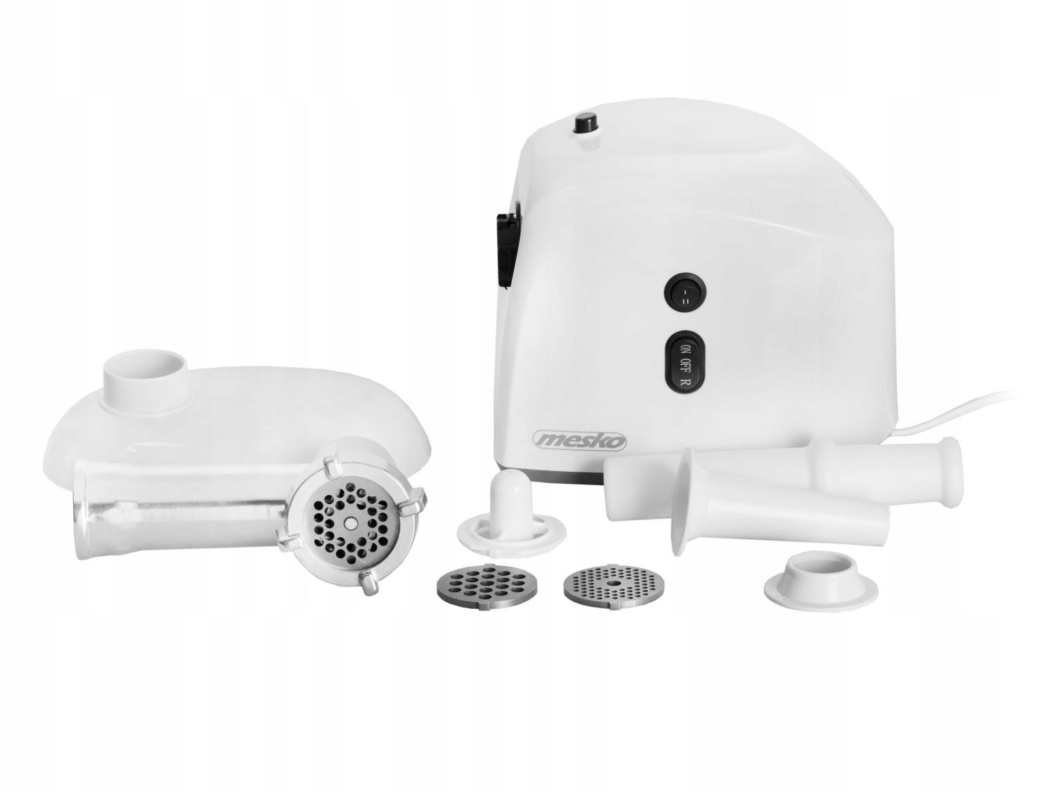 ELEKTRYCZNA MASZYNKA DO MIELENIA MIĘSA 1500W 3SITA Kolor dominujący biały