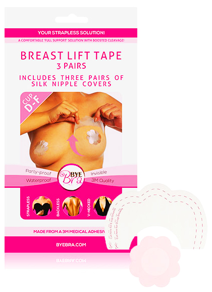 

Bye Bra Breast Lift Silk Nipple - Rozmiar D-f Ciel